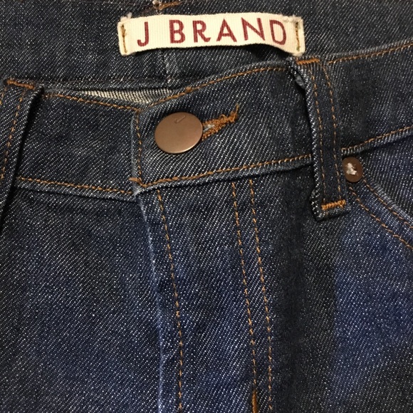 J Brand Dark Blue Mid Rise Skinny Leg Jeans - Picture 2 of 8